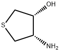 Thiophene-3-ol, 4-aminotetrahydro-, cis- 结构式