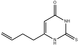 4(1H)-Pyrimidinone, 6-(3-buten-1-yl)-2,3-dihydro-2-thioxo- Structure