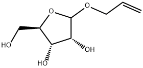 D-Ribofuranoside, 2-propen-1-yl Struktur
