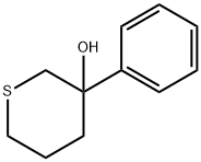 2H-Thiopyran-3-ol, tetrahydro-3-phenyl- Structure