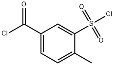 Benzoyl chloride, 3-(chlorosulfonyl)-4-methyl-