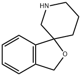 3H-spiro[2-benzofuran-1,3'-piperidine] 结构式