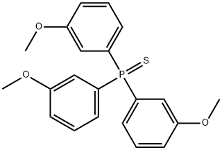 tris(m-anisyl)phosphine sulfide, 54824-85-0, 结构式