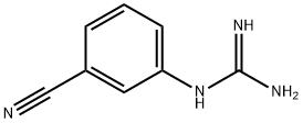 Guanidine, N-(3-cyanophenyl)- 结构式