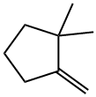 Cyclopentane, 1,1-dimethyl-2-methylene- Struktur