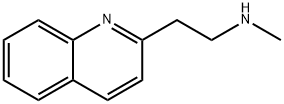 2-Quinolineethanamine, N-methyl- Structure