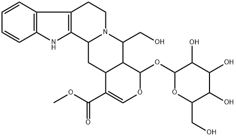 Isodihydrocadambine, 55624-02-7, 结构式