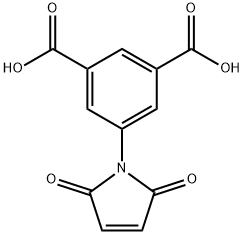 5-(2,5-二氧-2,5-二氢-1H-吡咯-1-基)苯-1,3-二羧酸, 55738-70-0, 结构式