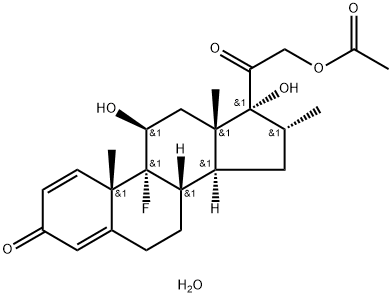 DEXAMETHASONE ACETATE, MONOHYDRATE Struktur