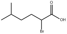 2-bromo-5-methylhexanoic Acid Structure