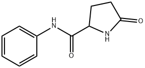 2-Pyrrolidinecarboxamide, 5-oxo-N-phenyl- Struktur