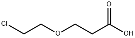 Propanoic acid, 3-(2-chloroethoxy)- Structure