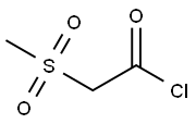 2-(methyl sulfonyl)-Acetyl chloride,56841-99-7,结构式
