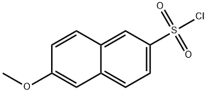 6-甲氧基萘-2-磺酰氯 结构式
