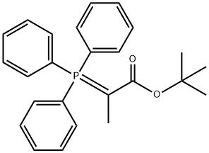 Propanoic acid, 2-(triphenylphosphoranylidene)-, 1,1-dimethylethyl ester Structure
