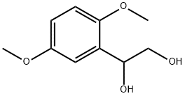 1,2-Ethanediol, 1-(2,5-dimethoxyphenyl)-,56979-67-0,结构式