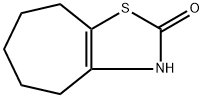 2H,3H,4H,5H,6H,7H,8H-环庚烷[D][1,3]噻唑-2-酮 结构式