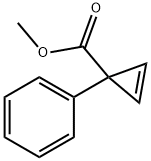 2-Cyclopropene-1-carboxylic acid, 1-phenyl-, methyl ester Struktur