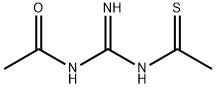 Acetamide, N-[imino[(1-thioxoethyl)amino]methyl]- 结构式