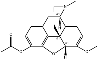 Oripavine 3-Acetate 化学構造式