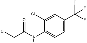 Acetamide, 2-chloro-N-[2-chloro-4-(trifluoromethyl)phenyl]- Structure
