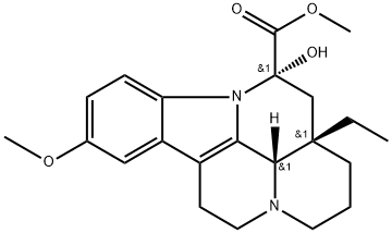 methyl (41S,12S,13aS)-13a-ethyl-12-hydroxy-8-methoxy-2,3,41,5,6,12,13,13a-octahydro-1H-indolo[3,2,1-de]pyrido[3,2,1-ij][1,5]naphthyridine-12-carboxylate Structure