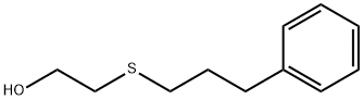 2-[(3-苯基丙基)硫烷基]乙-1-醇,5755-57-7,结构式