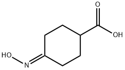 Cyclohexanecarboxylic acid, 4-(hydroxyimino)- Structure