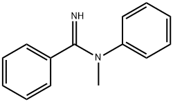 Benzenecarboximidamide, N-methyl-N-phenyl- Struktur