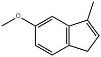 1H-Indene, 5-methoxy-3-methyl- Structure