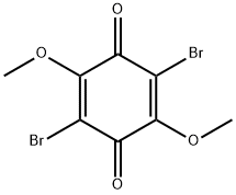 2,5-Cyclohexadiene-1,4-dione, 2,5-dibromo-3,6-dimethoxy-,57998-72-8,结构式