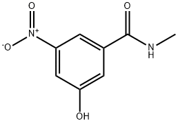 Benzamide, 3-hydroxy-N-methyl-5-nitro-,58199-91-0,结构式