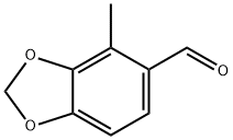 1,3-Benzodioxole-5-carboxaldehyde, 4-methyl- Structure