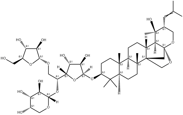 假马齿苋皂素 A2 结构式