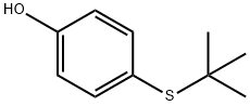 Phenol, 4-[(1,1-dimethylethyl)thio]- Structure