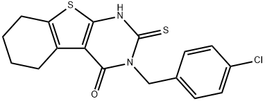 3-[(4-chlorophenyl)methyl]-2-sulfanylidene-5,6,7,8-tetrahydro-1H-[1]benzothiolo[2,3-d]pyrimidin-4-one|