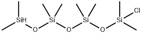 Tetrasiloxane, 1-chloro-1,1,3,3,5,5,7,7-octamethyl- Structure
