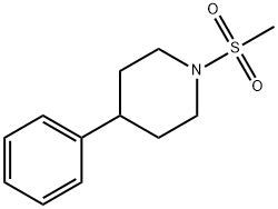 1-methanesulfonyl-4-phenylpiperidine Structure