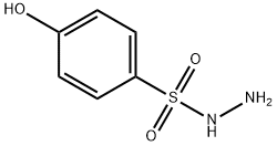Benzenesulfonic acid, 4-hydroxy-, hydrazide Struktur