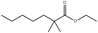 Heptanoic acid, 2,2-dimethyl-, ethyl ester Struktur