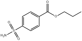 Benzoic acid, 4-(aminosulfonyl)-, propyl ester Struktur