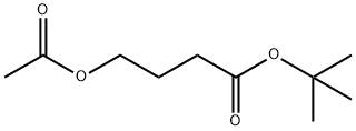 Butanoic acid, 4-(acetyloxy)-, 1,1-dimethylethyl ester Structure