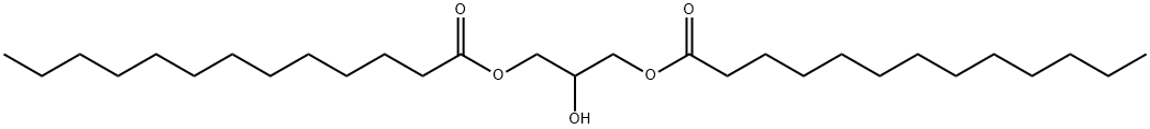 1,3-十三烷酸甘油二酯,59891-27-9,结构式