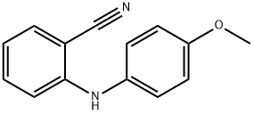 Benzonitrile, 2-[(4-methoxyphenyl)amino]- Struktur