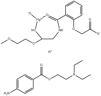 Merethoxylline Procaine Struktur