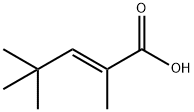 2-Pentenoic acid, 2,4,4-trimethyl-, (2E)- 化学構造式