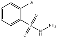 Benzenesulfonic acid, 2-bromo-, hydrazide,60199-33-9,结构式