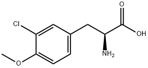 3-Chloro-O-methyl-DL-tyrosine Structure