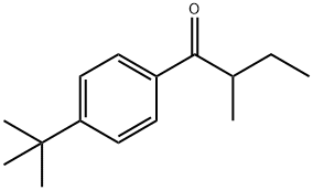 1-(4-tert-Butylphenyl)-2-methylbutan-1-one 结构式