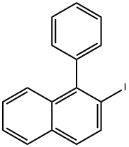 Naphthalene, 2-iodo-1-phenyl- 化学構造式